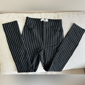 Hollister extra high rise stretch pinstripe pants